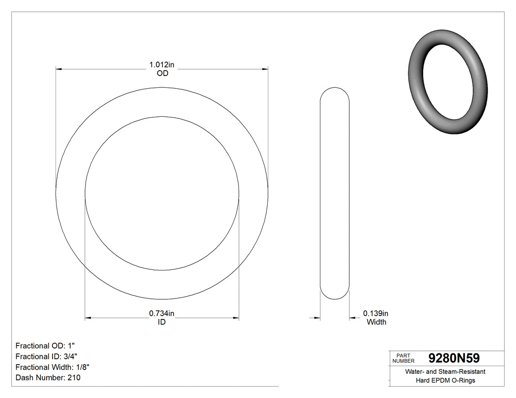 Technical drawing - 9280N59